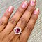 Image result for Pink Diamond On Rose Gold Sports Rings