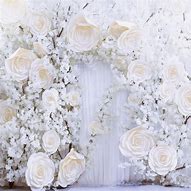 Image result for White Floral Backdrop