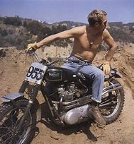 Image result for Steve McQueen Motorbike