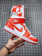 Image result for Air Jordan 1 Mid Orange