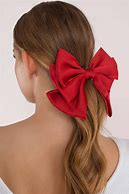 Image result for Red Bow for Hair