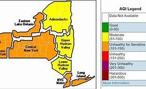 Image result for NYS Air Quality Map