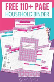 Image result for Homemaker Binder Free Printables