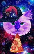 Image result for Pizza Cat Galaxy Wallpaper