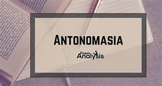 Image result for antonomasia