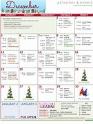 Image result for December Activity Calendar