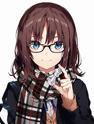 Image result for Anime Girl Characters with Glasses