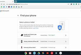 Image result for Find My Phone Samsung Google