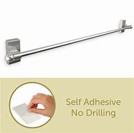 Image result for Self-Sticking Curtain Rods