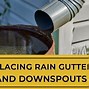 Image result for Rain Gutter Downspout Parts