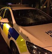 Image result for Smashed Up British Police Car