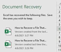 Image result for Unsaved Excel Document Recovery