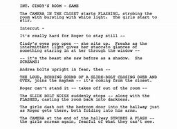 Image result for Sample of Screenplay