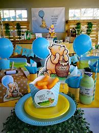 Image result for Winnie the Pooh Birthday Party Decorations