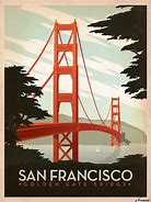 Image result for Golden Gate Bridge Poster