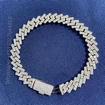 Image result for Diamond Cuban Link Bracelet