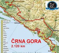 Image result for Karta Crne Gore Primorje
