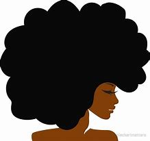Image result for Black Woman Hair Silhouette