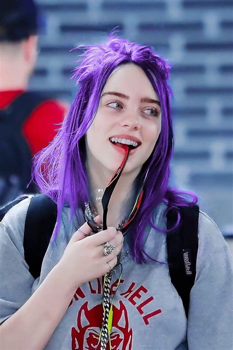 Billie Eilish Purple Hair