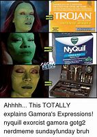 Image result for Guardians of the Galaxy Gamora Meme