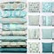 Image result for Aqua and Beige 18 Inch Square Throw Pillows