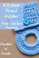 Image result for Free Crochet Towel Holder Pattern with Hair Ties