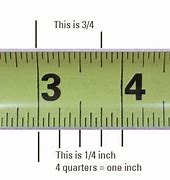 Image result for Quarter Inch Ruler