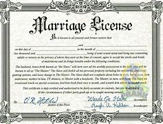Image result for Fake Wedding Certificate