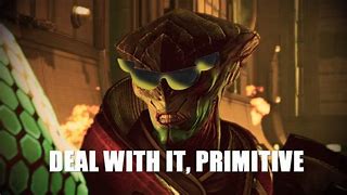 Image result for Mass Effect Javik Memes