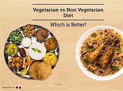 Image result for Vegetarian vs Non-Vegetarian