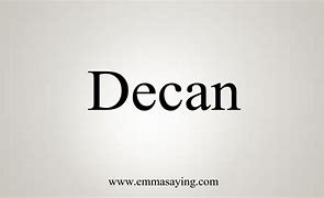 Image result for decan�a