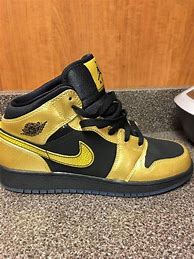 Image result for Green and Gold Custom Jordan's