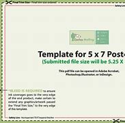 Image result for 5X7 Actual Size Card