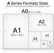 Image result for A3 and A4 Paper Size