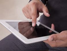 Image result for Tablet in Hand Stock