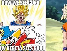 Image result for Goku vs Vegeta Memes