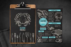 Image result for Chalkboard Seafood Menu