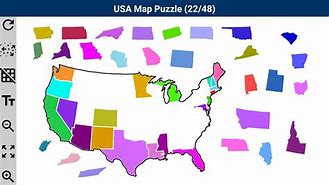 Image result for United States Map Puzzle Game