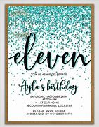 Image result for 11th Birthday Invitations Free Printable