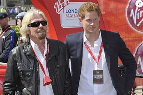 Image result for Prince Harry and Richard Branson