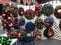 Image result for Wreath Display Craft Fair Booth Ideas