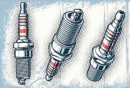 Image result for Spark Plug Illustration