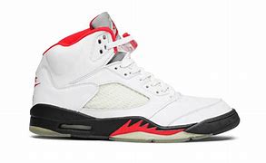 Image result for How to Lace Jordan's 5S Fire Red