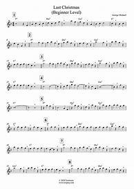 Image result for Beginner Tenor Saxophone Sheet Music