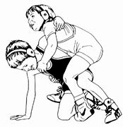 Image result for Girls Wrestling Clip Art Black and White