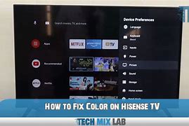 Image result for Hisense TV Color Settings