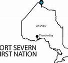 Image result for Fort Severn Ontario Map