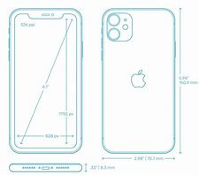 Image result for iPhone 11 Back Glass Dimensions