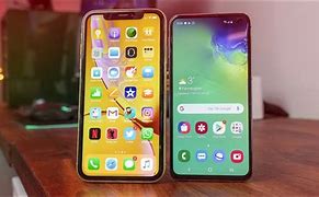 Image result for Galaxy S10e vs iPhone XR