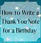 Image result for Birthday Thanks